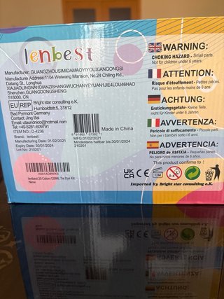 Kit Tie Dye 20 Colores Jenbest