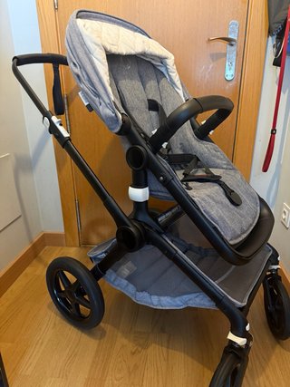 Bugaboo Fox 3 Gris Chasis Negro