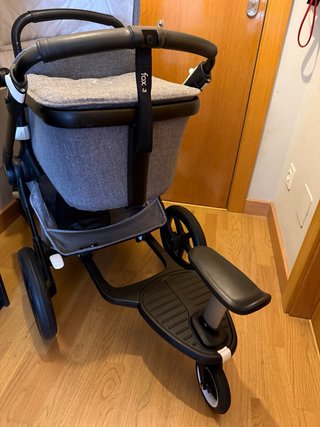Bugaboo Fox 3 Gris Chasis Negro