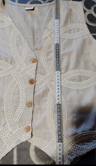 Conjunto Chaleco y Pantalón lino/viscosa