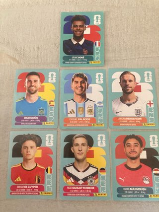 Pack 7 cartas Mundial 2026 FIFA Panini