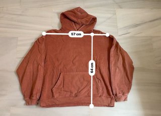 Sudadera con capucha naranja