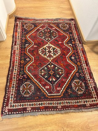 Tappeto Persa Lana Multicolore