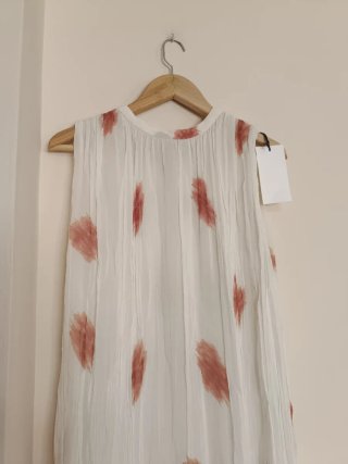 Vestido largo estampado zara talla M