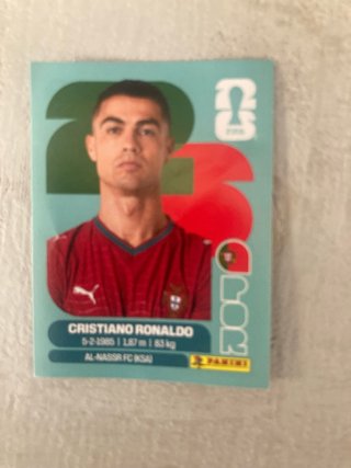 Carta CR7 Cristiano Ronaldo Mundial 2026