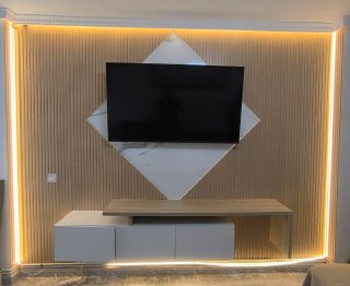 Instalación paneles decorativos y pvc tipo marmol