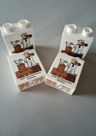 Lote 4 Bloques Duplo LEGO Exclusivos Hamburgo