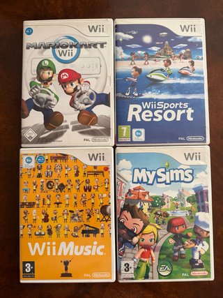 Pacchetto 4 Giochi Wii, risparmia 13€