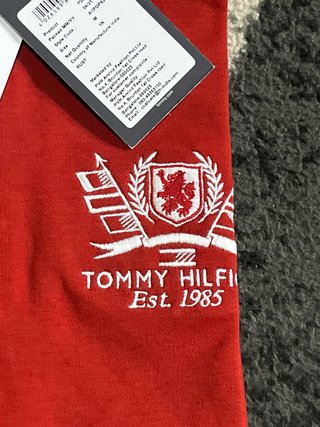 Polo Tommy Hilfiger Rojo Talla M