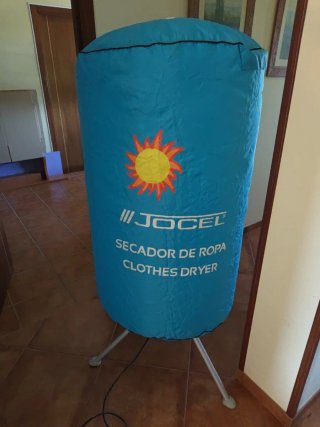 Secador de ropa portátil azul, marca Jocel