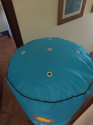 Secador de ropa portátil azul, marca Jocel