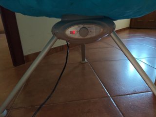 Secador de ropa portátil azul, marca Jocel