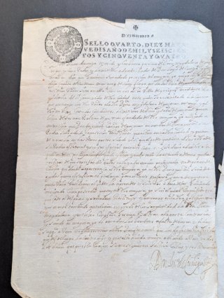 Lote Documentos Manuscritos Siglo XVII (1645-1661)
