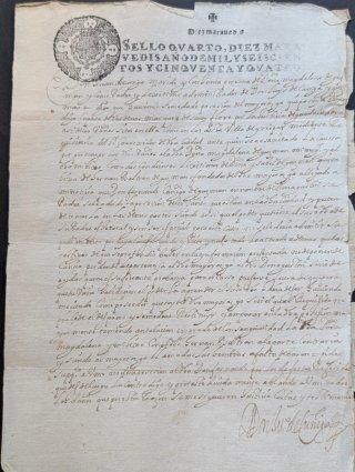 Lote Documentos Manuscritos Siglo XVII (1645-1661)