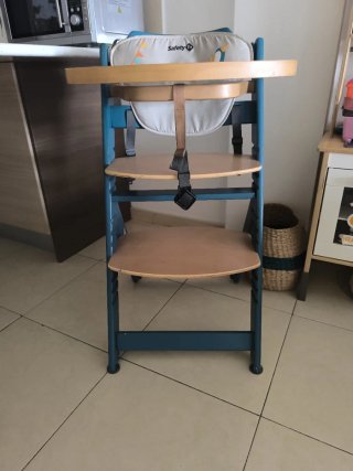 Trona Safety 1st madera y azul