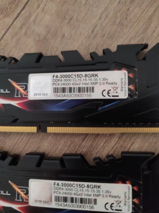 2 Módulos Memoria RAM G.SKILL Ripjaws 4 8Gb.