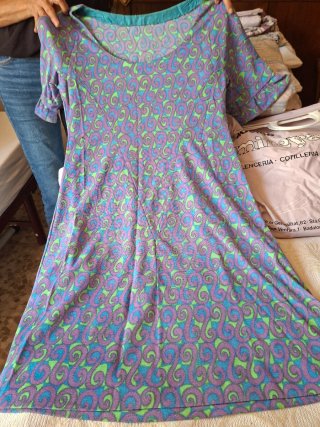 Vestido vintage estampado