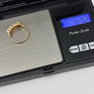 Anillo oro 18kt con diamantes talla antigua
