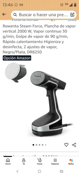 Plancha de vapor Rowenta 2000W