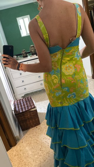 Traje de flamenca con volantes