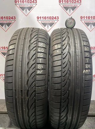 -185 60 15 T DUNLOP RUEDA SEMINUEVA OPORTUNIDAD