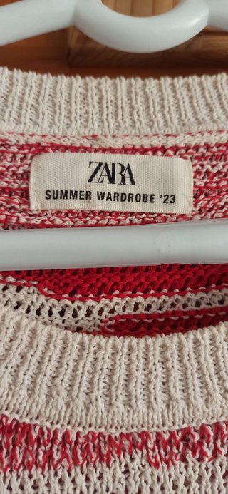Polo veraniego rayas rojas y azules