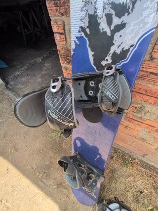 Tabla de Snowboard Azul