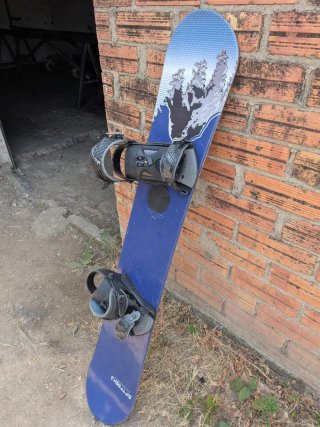 Tabla de Snowboard Azul