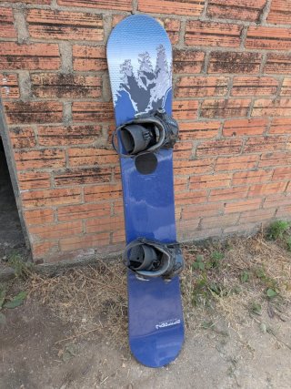 Tabla de Snowboard Azul