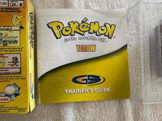 Pokémon Yellow GBC Completo Caixa e Manual