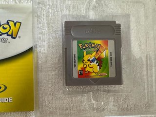 Pokémon Yellow GBC Completo Caixa e Manual