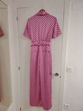 Mono Mango lunares rosa