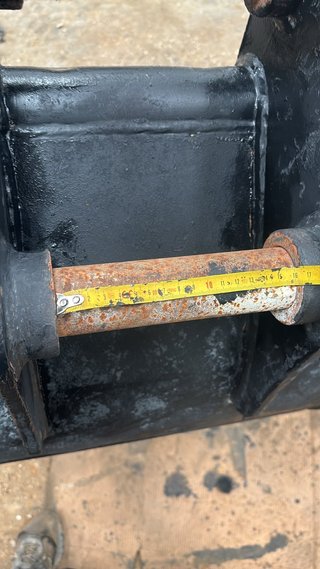 Cazo Excavadora Negro
