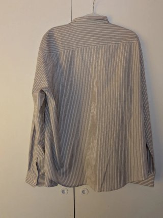 Camisa Adolfo Dominguez Talla XL Rayas Beige