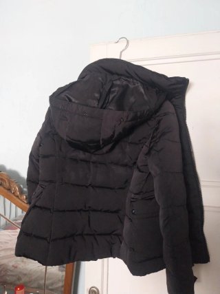 Chaquetón Zara Negro Talla XS