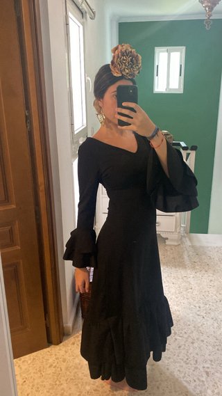 Traje de flamenca negro