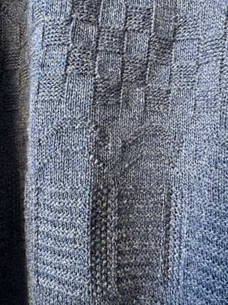 Maglione azzurro cotone misto vintage anni 90