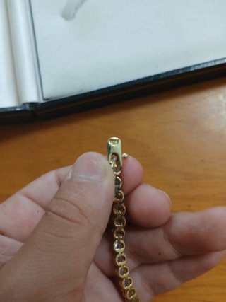 Conjunto de joyería de plata y oro
