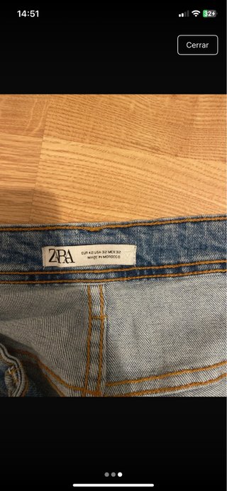 Vaqueros largos azules