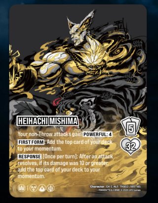 Carta Universus Tekken Heihachi Mishima Promo
