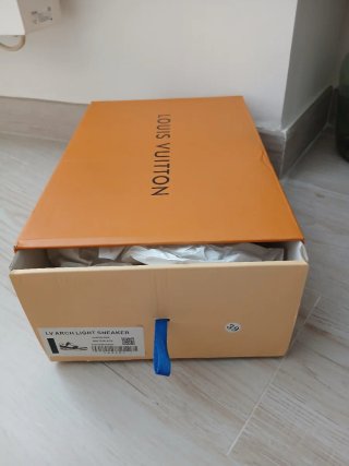 Louis Vuitton Zapatillas Deportivas Blancas y Negr