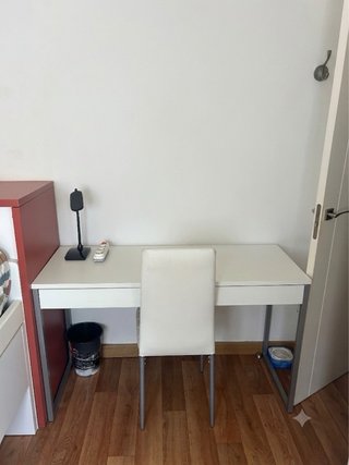 Cama nido con 2 colchones, cabecero y escritorio