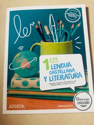 Libro de lengua Primero de la ESO