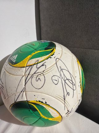Balón Adidas Cafusa Brasil 2013 firmado