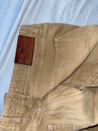 Massimo Dutti Pantalones Beige Talla M