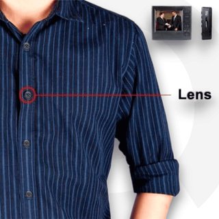 Cámara espía Angel Eye (botón camisa)