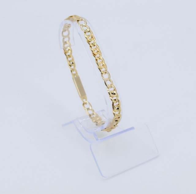 Pulsera de oro de 18k. Peso: 12.08 gr.