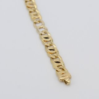 Pulsera de oro de 18k. Peso: 12.08 gr.