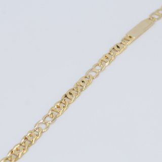 Pulsera de oro de 18k. Peso: 12.08 gr.