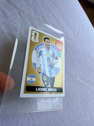 Cromo Extra Oro Messi 2026